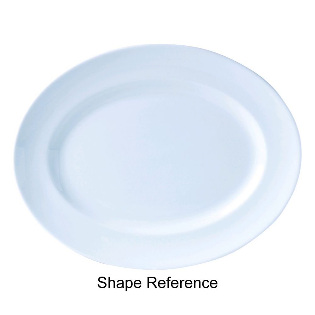 Steelite Intl. Distinction Monaco Florencia Oval Platter, 11"