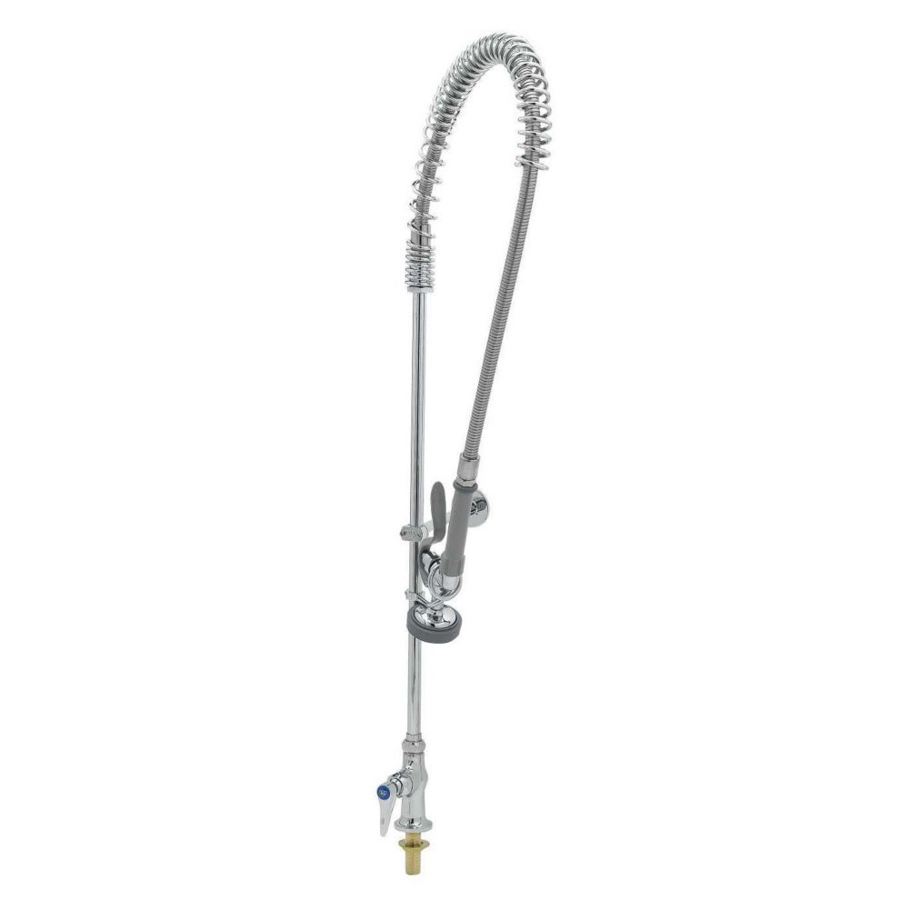 T & S Brass Deck Mount Pre-Rinse Unit With 6" Wall Bracket