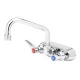 T & S Brass Wall Mount 6" Swing Nozzle Workboard Faucet