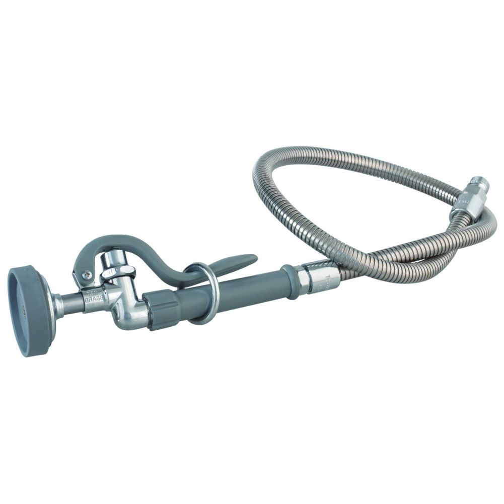 T & S Brass Pre-Rinse Spray Valve With Flexible S/S Hose