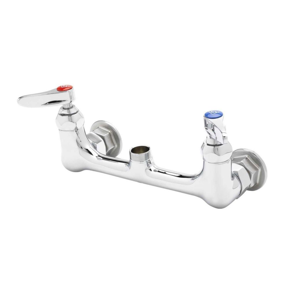 T & S Brass Wall Mount Base Faucet Assembly