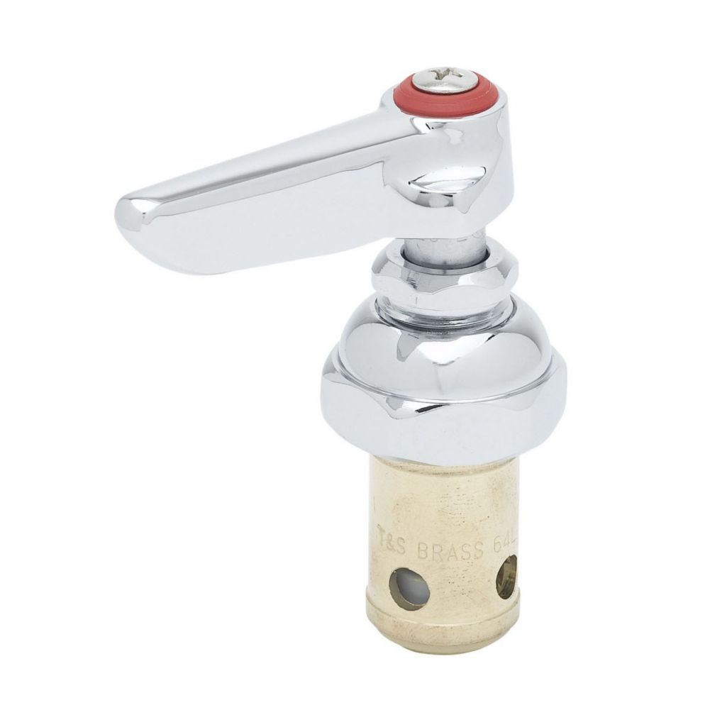 T & S Brass Right Hand Hot Spindle With Spring Check