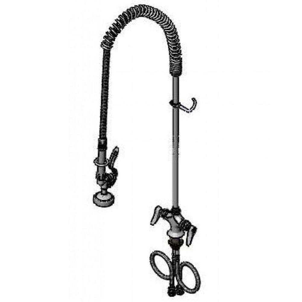 T & S Brass Pre-Rinse Unit With 4" Spreader Assembly