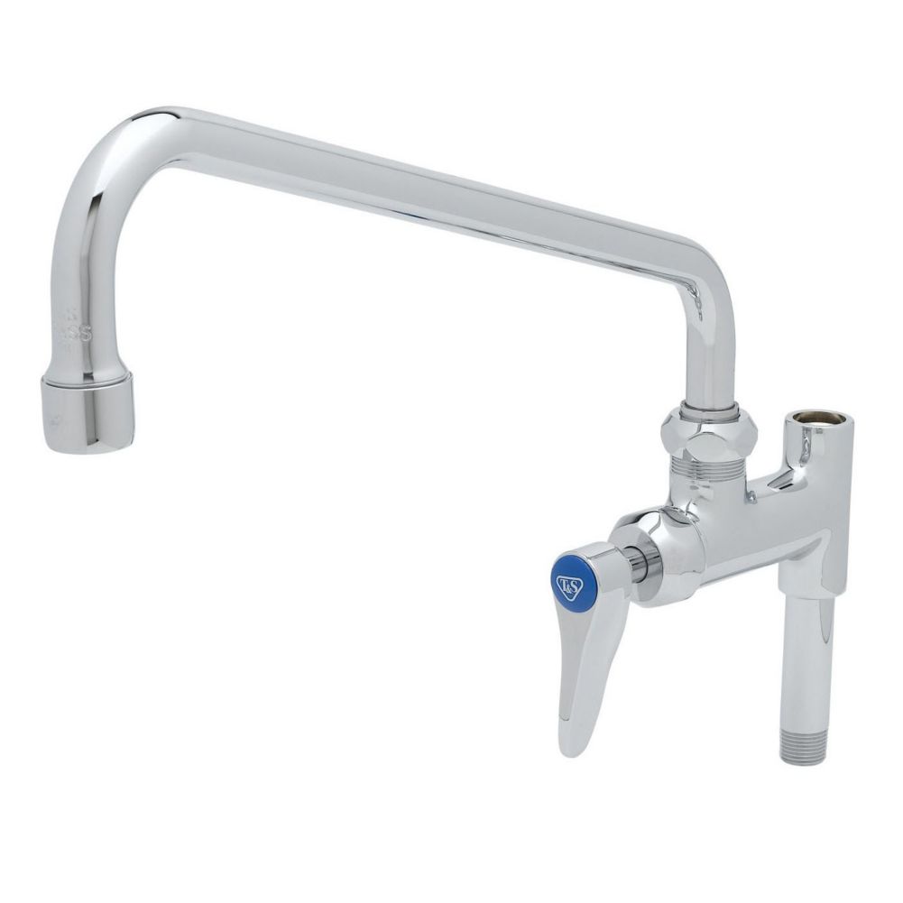 T & S Brass Add-On Faucet With 12" Swing Nozzle