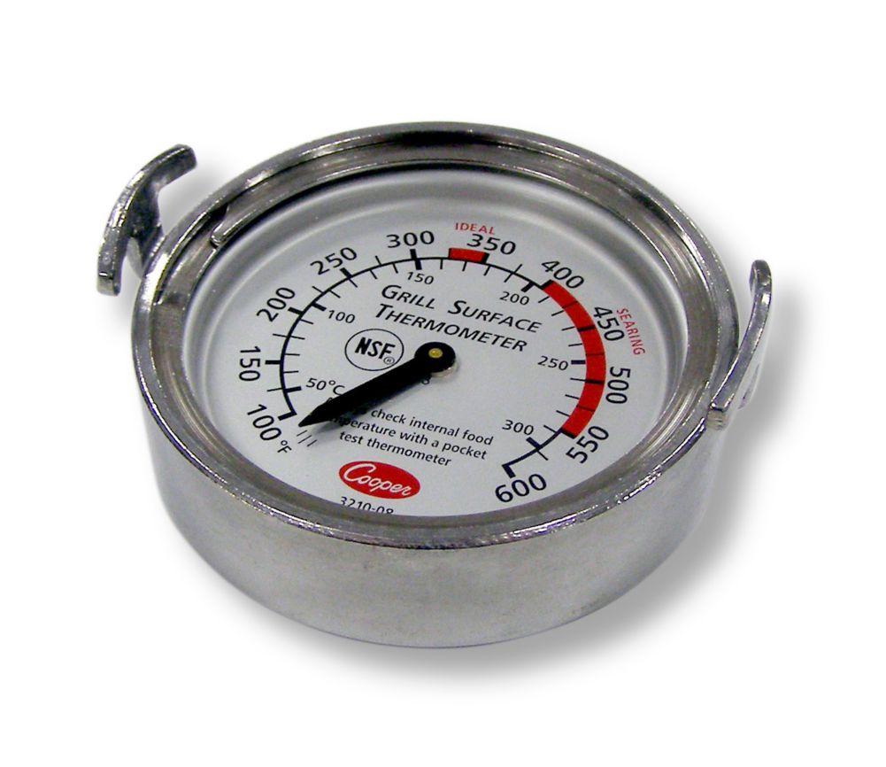 Cooper Atkins 100-600&deg;F Grill Surface 2&frac12;" Thermometer