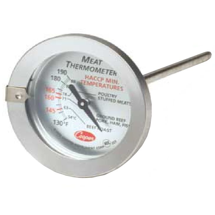 Cooper Atkins NSF Certified 130-190F Meat Thermometer w/ 6" Stem