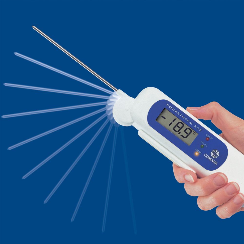 Comark Pocket Thermometer w/ Thermostor and Thermocouple