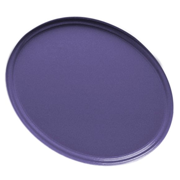 Cambro&reg; Grape 22" x 26-7/8" Oval Camtray&reg;