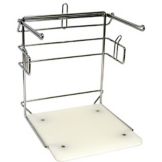 Speed Pak Bag Holder W/ Plastic Vase, Riveted Bumpers