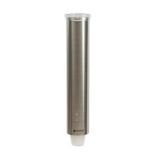 San Jamar&reg; Stainless Steel Small Pull-Type Water Cup Dispenser