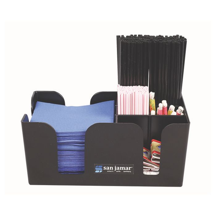 San Jamar&reg; Black Bar Caddy
