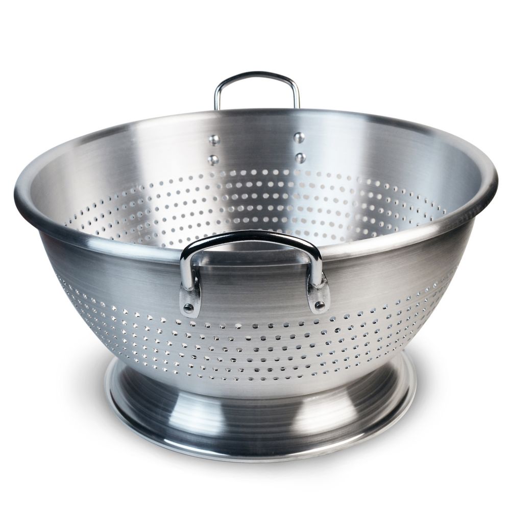 Aluminum Colander w/ Handles, 11 Qt