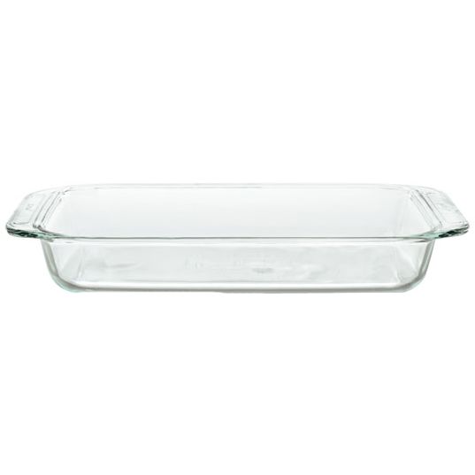 Oblong Pyrex 2 Qt Baking Dish, Clear
