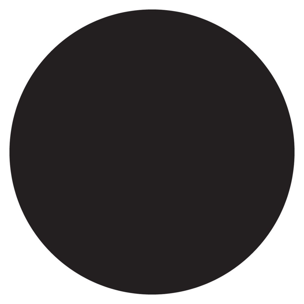 DayMark MoveMark&trade; Black &frac34;" Blank Day Circle