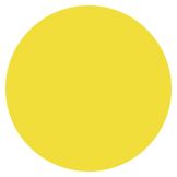 DayMark MoveMark&trade; Yellow &frac34;" Blank Day Circle