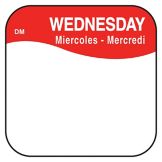 DayMark DissolveMark&trade; &frac34;" Wednesday Day Square