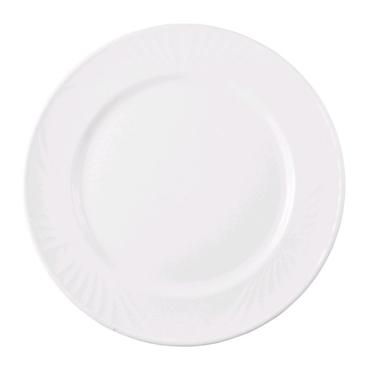 Dudson Lyric White 6-3/8" Round Plate
