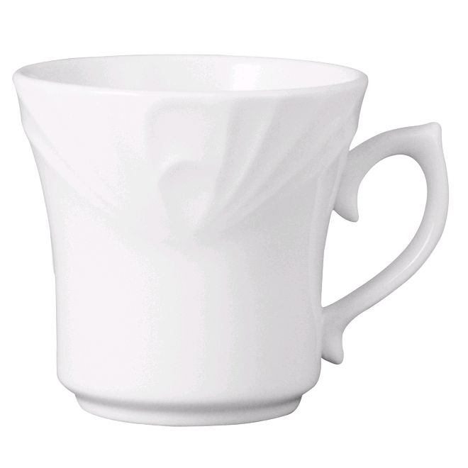 Dudson Lyric White 7.5 oz Tall Teacup