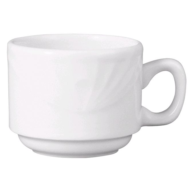 Dudson Lyric White 3.5 OZ Stacking AD Cup