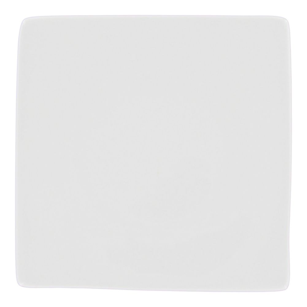 Dudson Classic White 7-1/2" Geometrix Square Plate