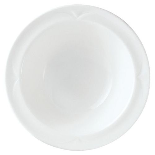 Steelite Distinction Bianco White Rimmed 8.5 Oz. Fruit Dish