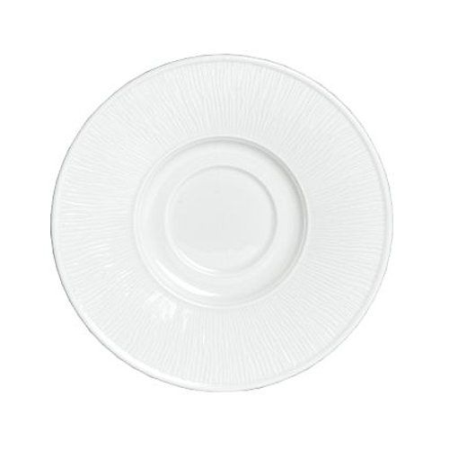 Steelite Rene Ozorio Infini White 6-1/4" Saucer
