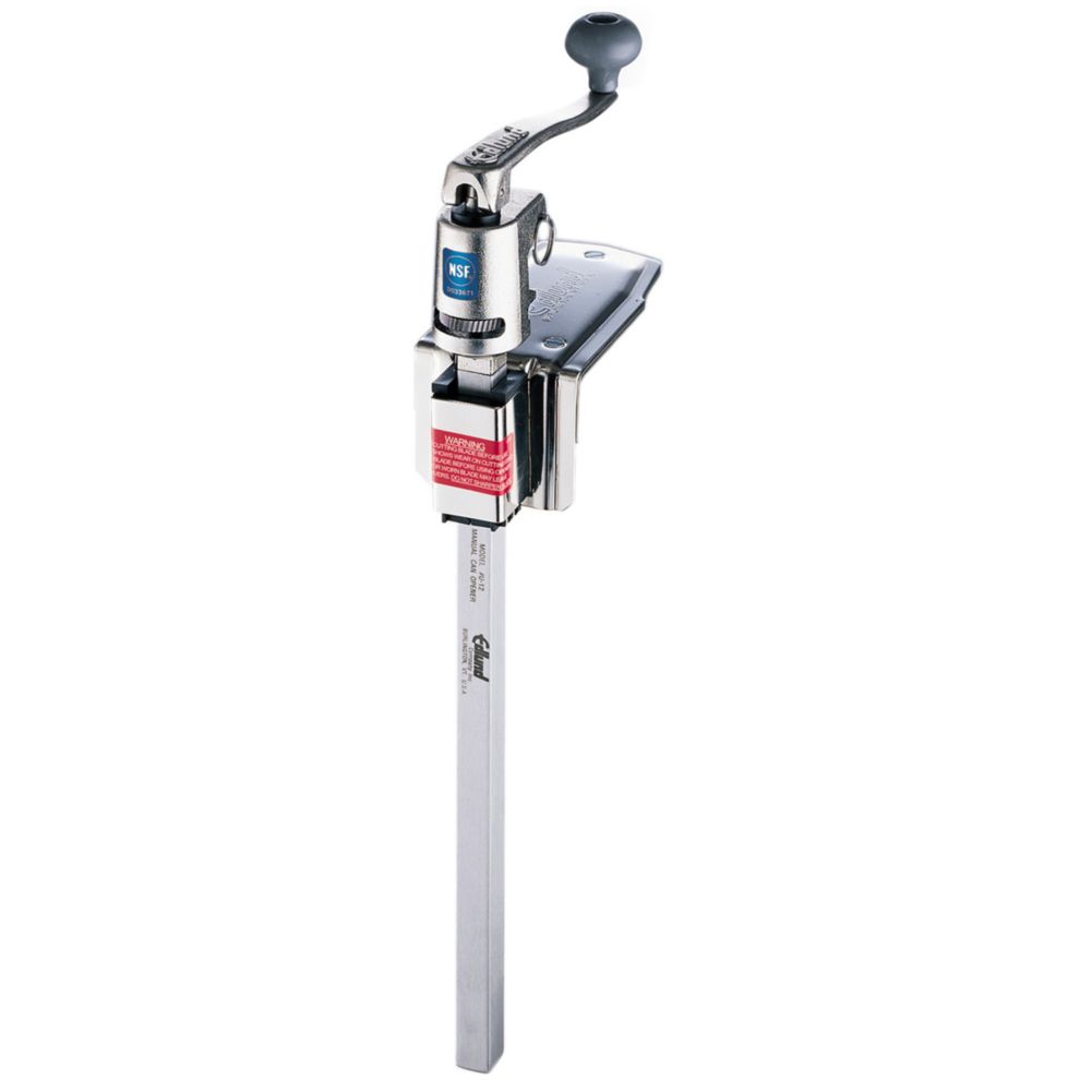Edlund U-Series Quick Change Manual Can Opener w/ Plated Steel Base