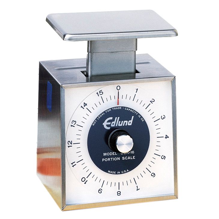 Edlund Compact Series Rotating Dial Mechanical Portion Scale