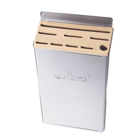 Edlund S/S Color-Coded Knife Rack with Tan Insert and 12" Skirt