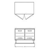 Randell&reg; Undercounter 48" x 30" Worktop Freezer