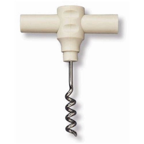 Franmara&reg; 4-1/4" Bone Colored Plastic Pocket Corkscrew