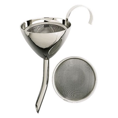 Franmara&reg; Silver Plated Classic Wine Funnel With Screen