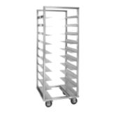 Cres Cor&reg; Double Compartment Full Height Mobile Oval Tray Rack