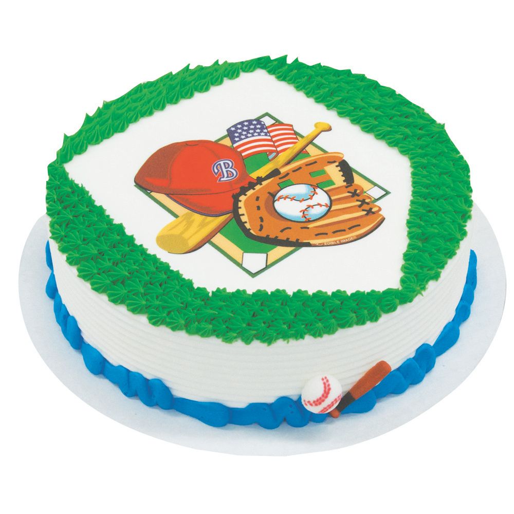 Lucks&trade; Edible Image&reg; Baseball Fan