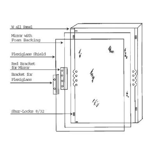 Plexiglass Panel, 20" x 30"  5 Pack