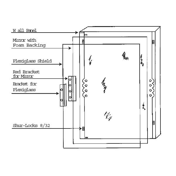 Sentry Plexiglass Panel, 20" x 30"