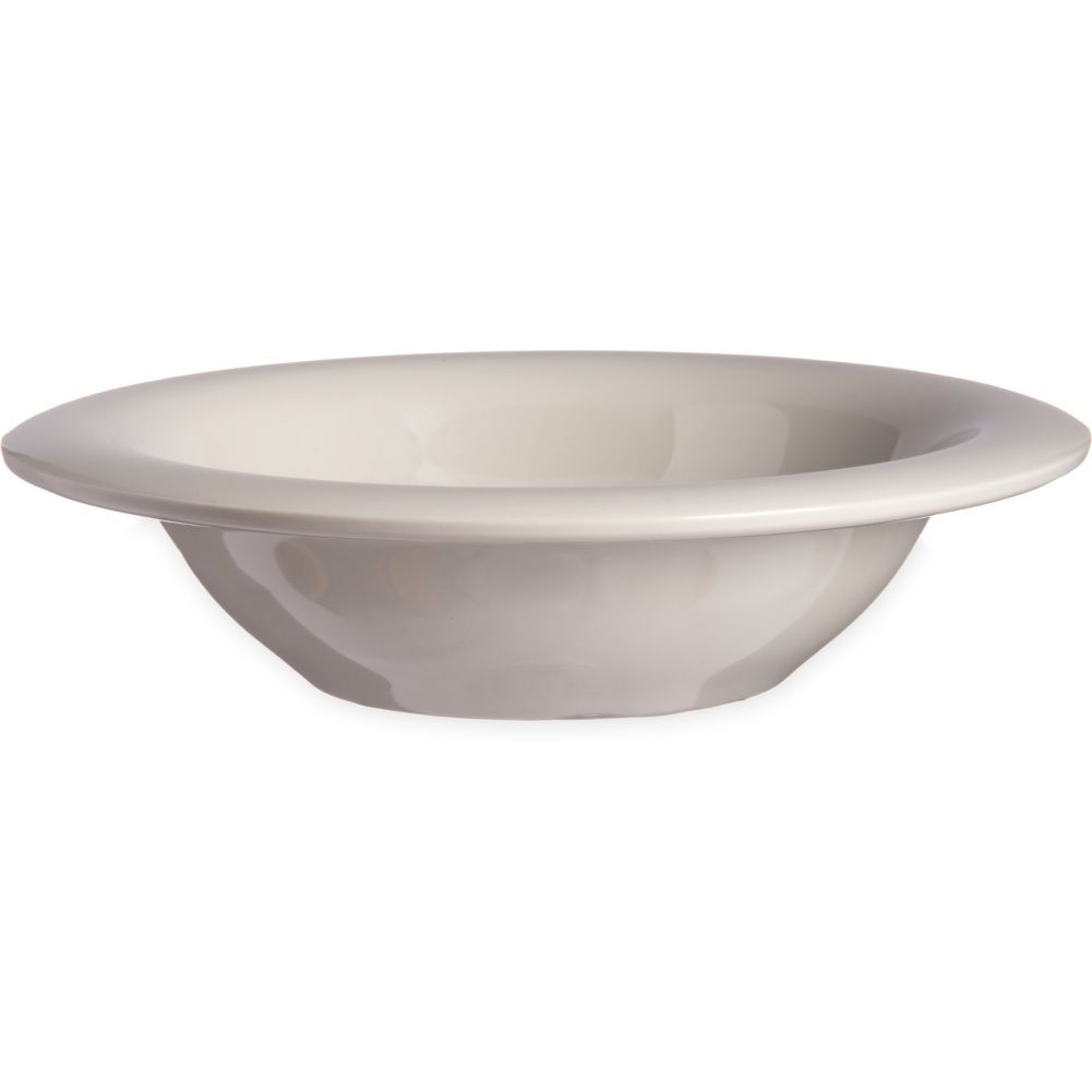 Carlisle&reg; Durus&reg; Bone 6 Oz. Rimmed Bowl