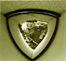 Campus Craft Indoor Usage Domed Corner Security Mirror