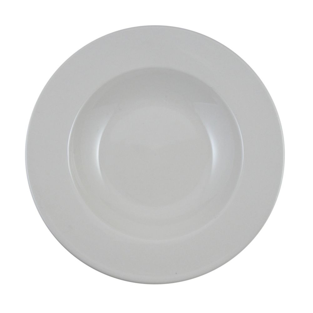 Vertex&reg; Buckingham American White Rolled Edge 10 Oz Pasta Bowl