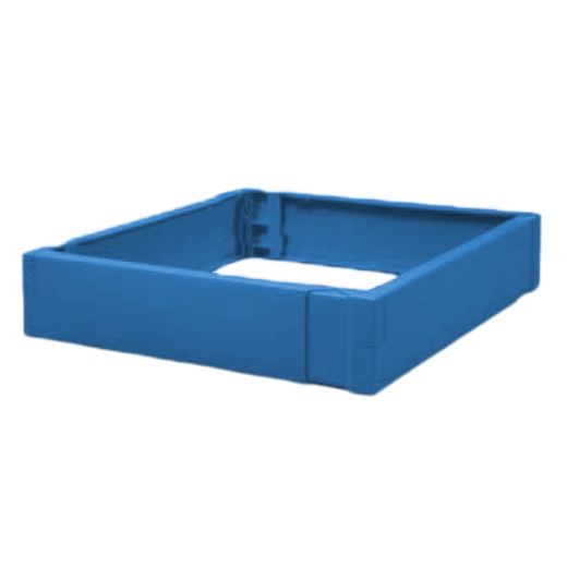 Blue 4-Piece Pallet Guard, 29-50" W x 7" H
