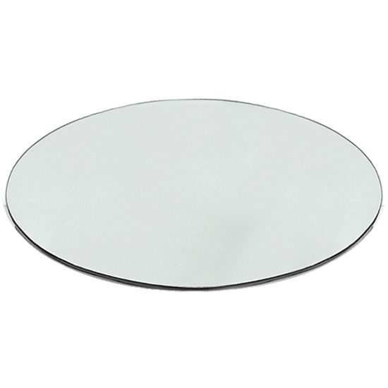 Carlisle&reg; MirAcryl&trade; 24"x16" Mirrored Oval Tray