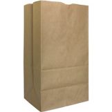 Duro Bag Co. 20 lb. Kraft Paper Grocery Bag