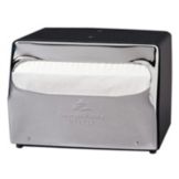 Georgia Pacific MorNap&reg; Black 2-Sided Napkin Dispenser