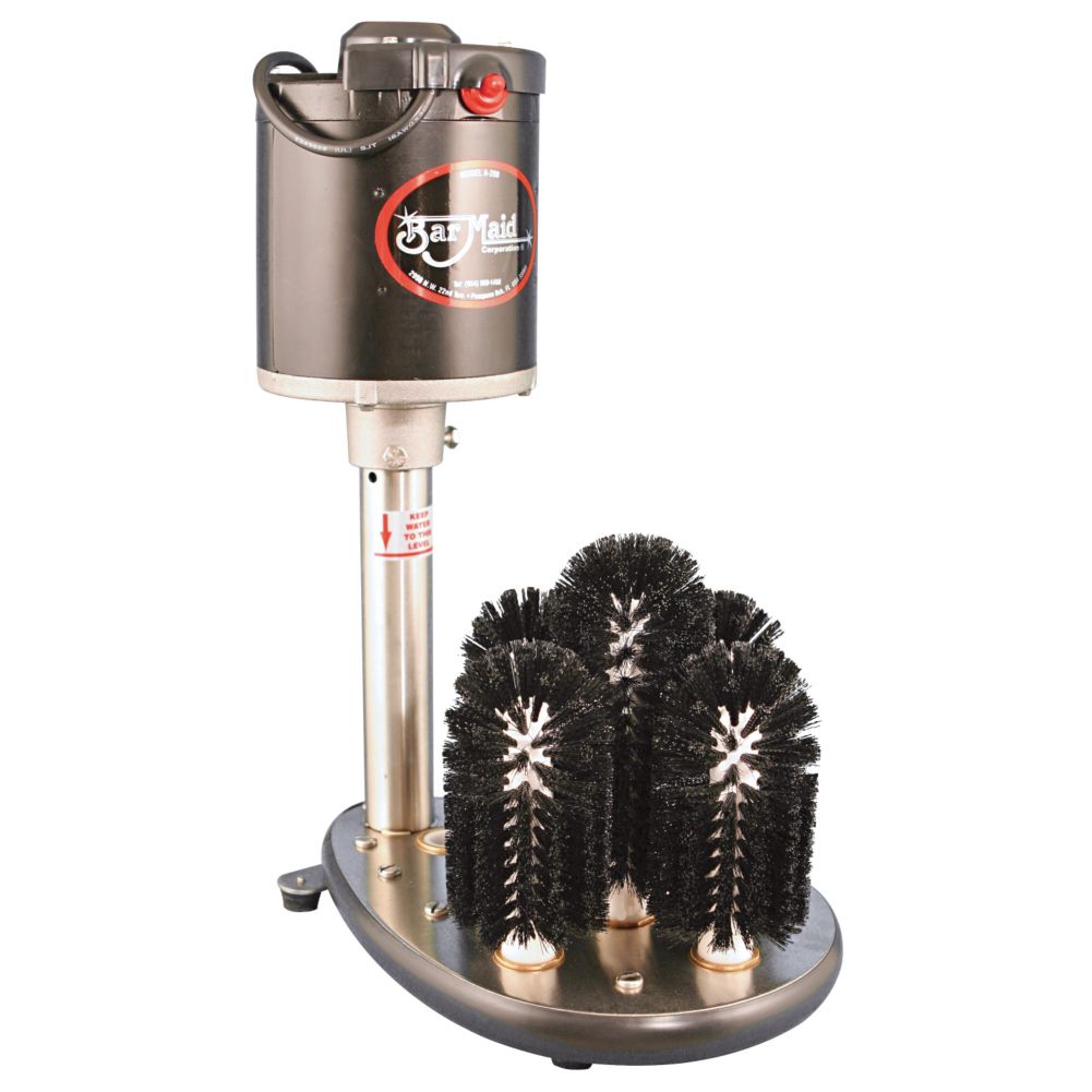Bar Maid Upright 5-Brush Electric Glass Washer