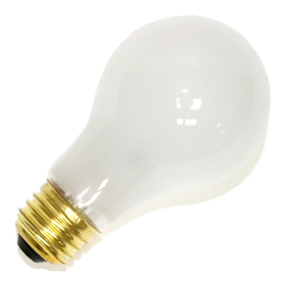 Frost A-19 Incandescent 25W Bulb, 130V 5000 Hours, 4 Pack