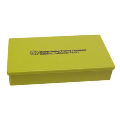 Yellow Hinged Lid Plastic Box