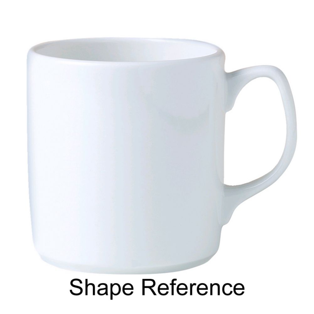 Steelite Distinction No. 7 Vogue White 12 Oz Atlantic Mug