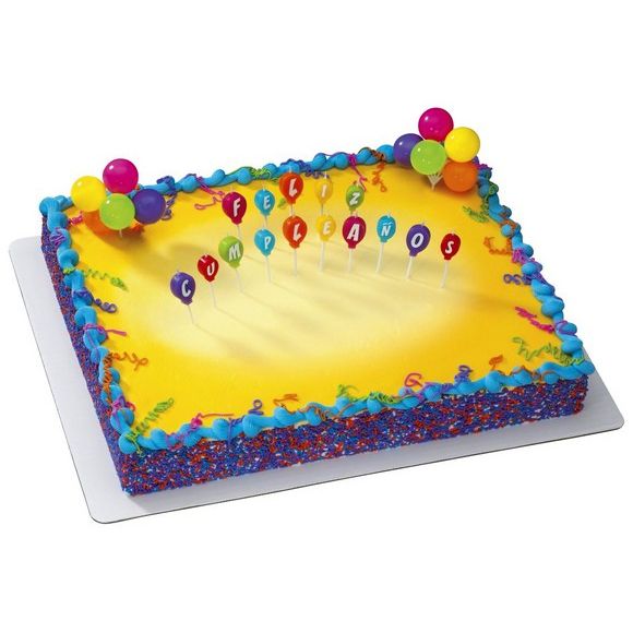 Feliz Cumpleanos Candles Deco-Set