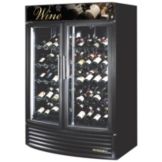 True&reg; Glass Door Radius Front Wine Merchandiser, 49 Cubic Ft