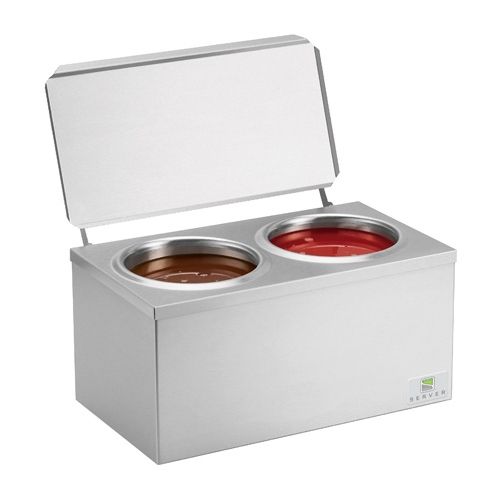 Server S/S Double Cone Heated Dip Warmer, D1-2 92020